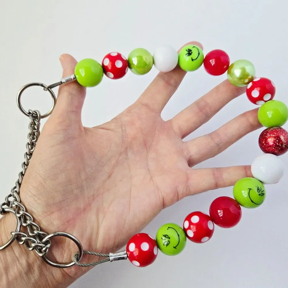 Handmade christmas beaded